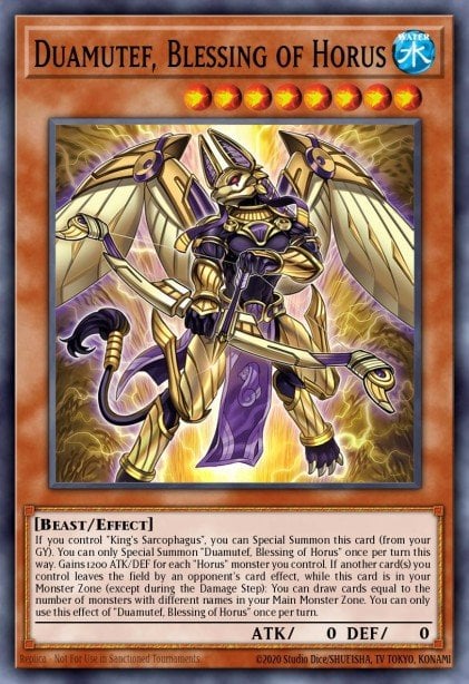 Duamutef, Blessing of Horus