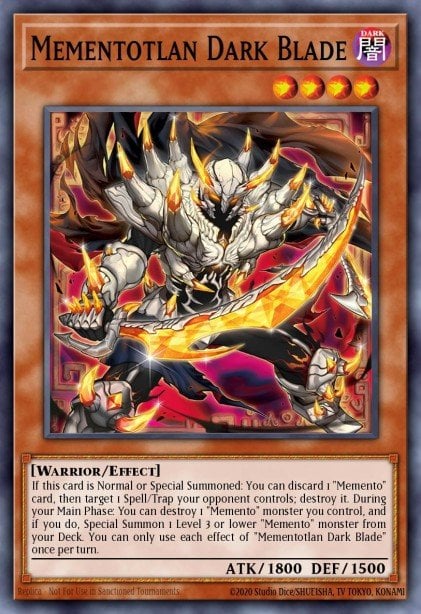 Mementotlan Dark Blade