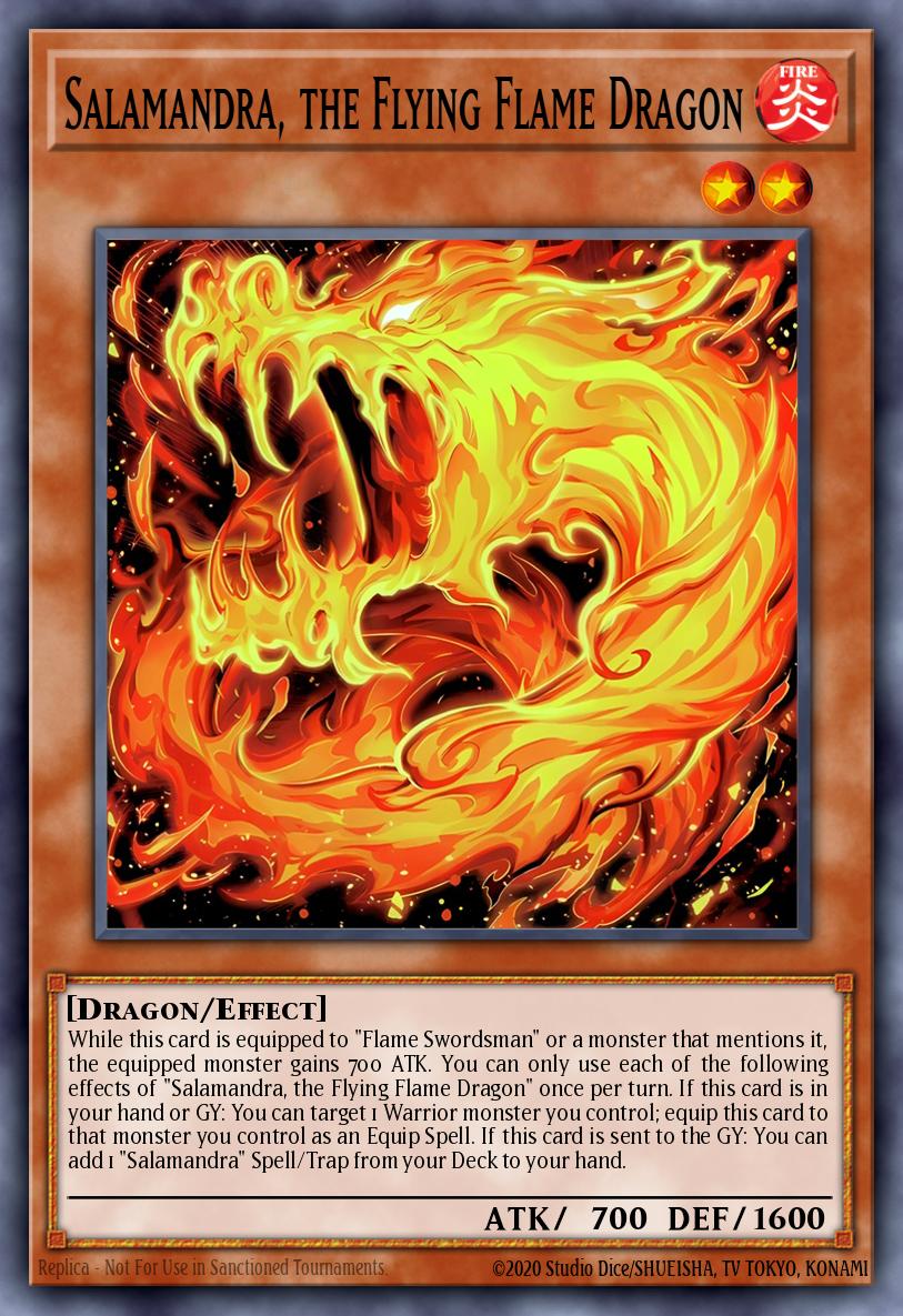 Salamandra, the Flying Flame Dragon