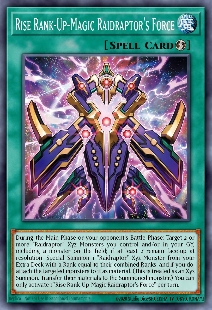 Rise Rank-Up-Magic Raidraptor's Force