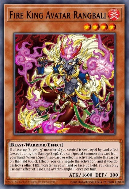 Fire King Avatar Rangbali