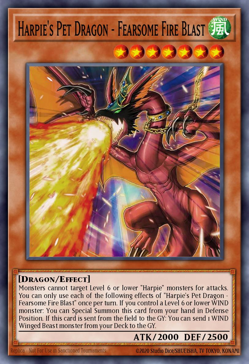 Harpie's Pet Dragon - Fearsome Fire Blast