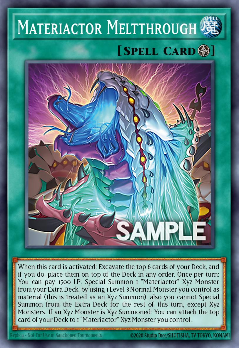 Materiactor Meltthrough