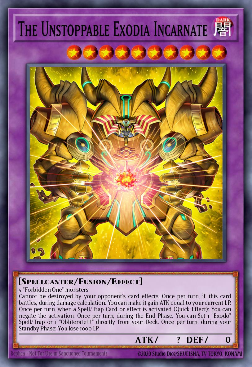 The Unstoppable Exodia Incarnate