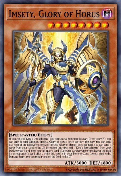 Imsety, Glory of Horus