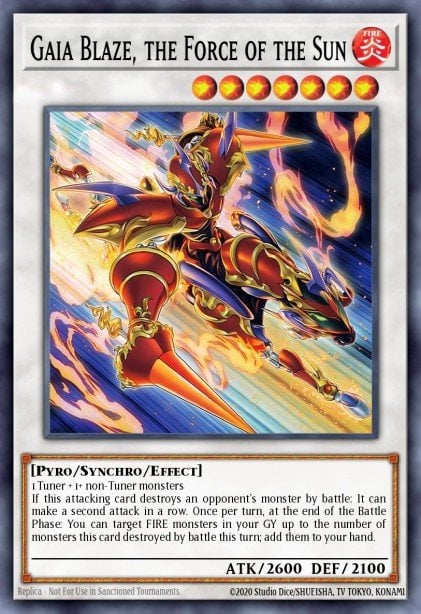 Gaia Blaze, the Force of the Sun