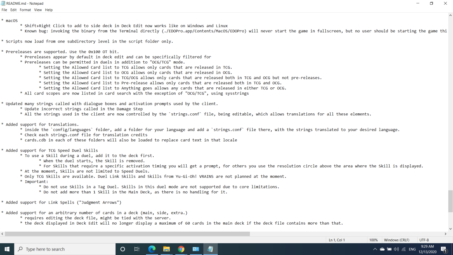 Then when the download is complete, click Finish. You will see a Notepad appear as follows