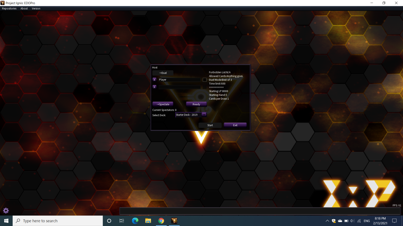 Once you're done, you can click OK. The screen will appear as follows: