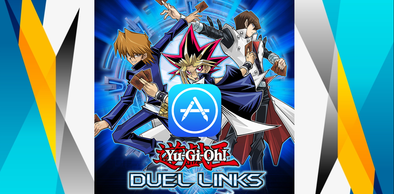 Instructions for downloading Duel Links on iOS