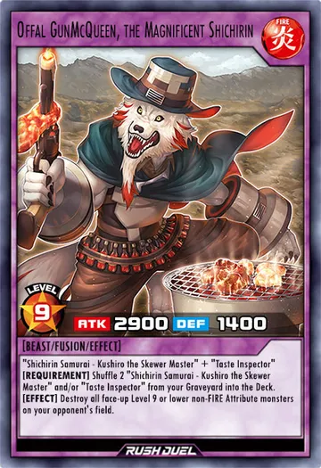 Offal GunMcQueen, the Magnificent Shichirin