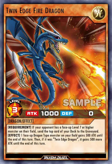 Twin Edge Fire Dragon