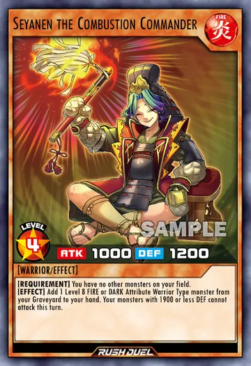 Seyanen the Combustion Commander