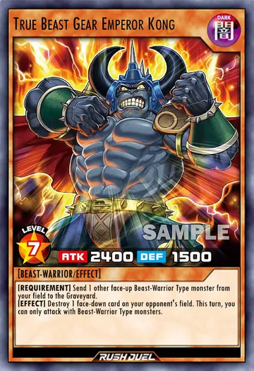 True Beast Gear Emperor Kong