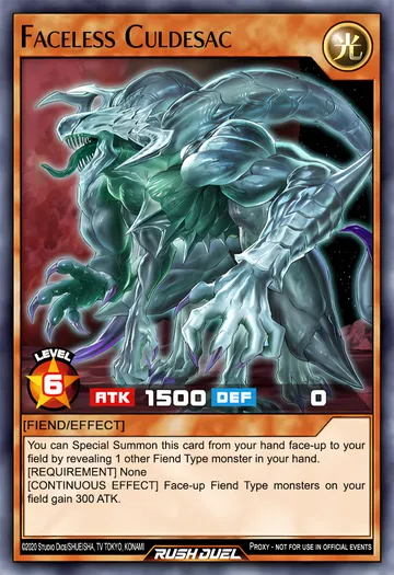 Cul-de-sac the Faceless