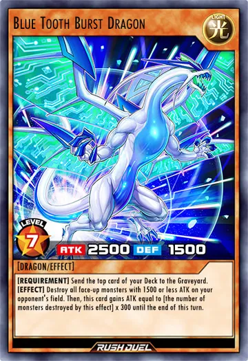 Blue Tooth Burst Dragon