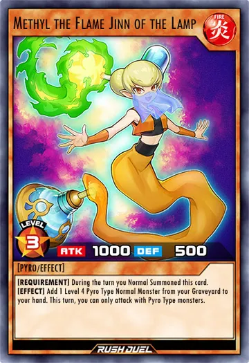 Methyl the Fire Genie of the Lamp