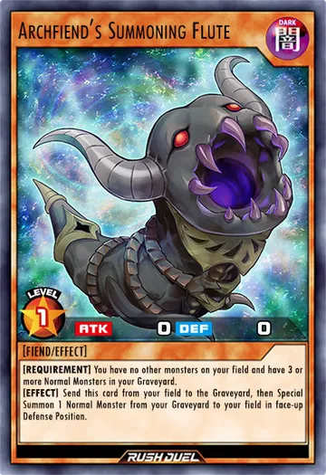 Archfiend's Summoning Flute