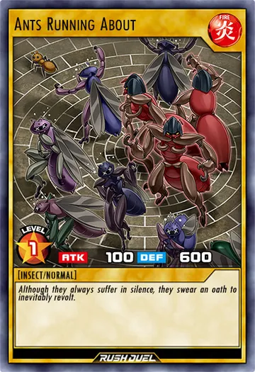 Ants Running About