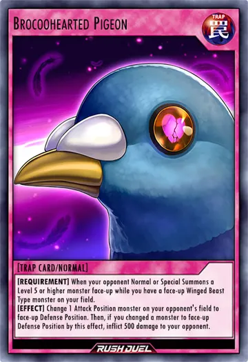 Brocoohearted Pigeon