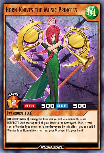 Horn Knives the Music Princess