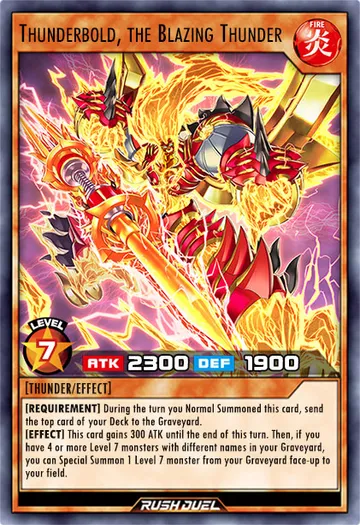 Thunderbold, the Blazing Thunder