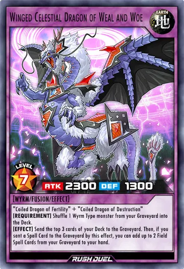 Winged Celestial Dragon of Weal and Woe