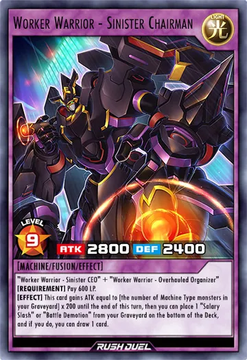 Worker Warrior - Sinister Chairman