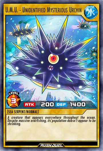 U.M.U. - Unidentified Mysterious Urchin