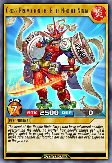 Cross Promotion the Elite Noodle Ninja