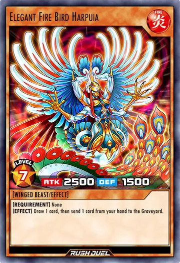 Elegant Fire Bird Harpuia