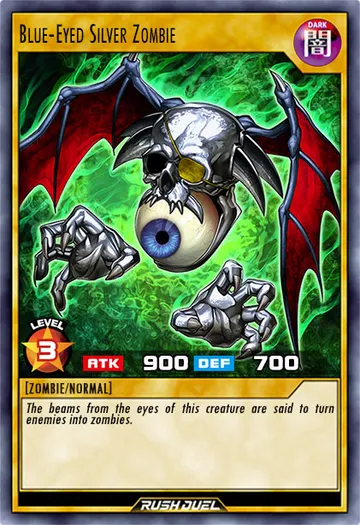 Blue-Eyed Silver Zombie