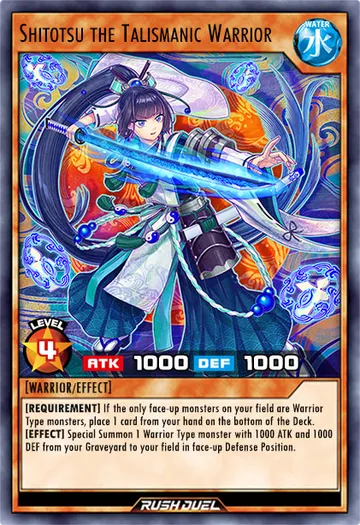 Shitotsu the Talismanic Warrior
