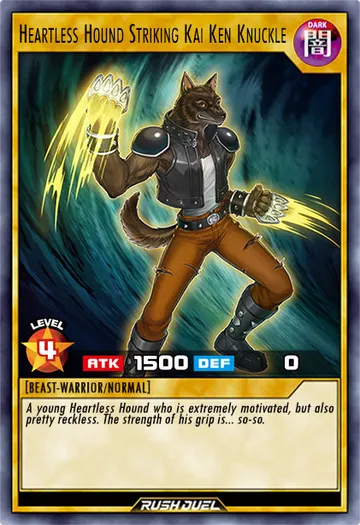 Heartless Hound Striking Kai Ken Knuckle
