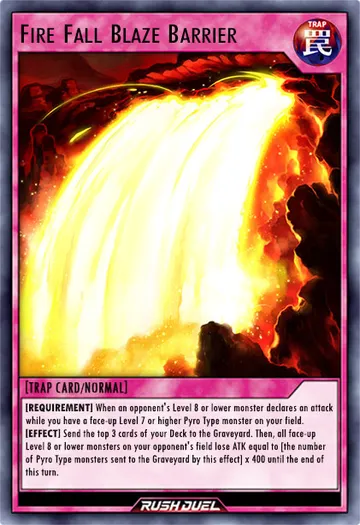 Fire Fall Blaze Barrier