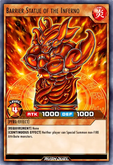 Barrier Statue of the Inferno
