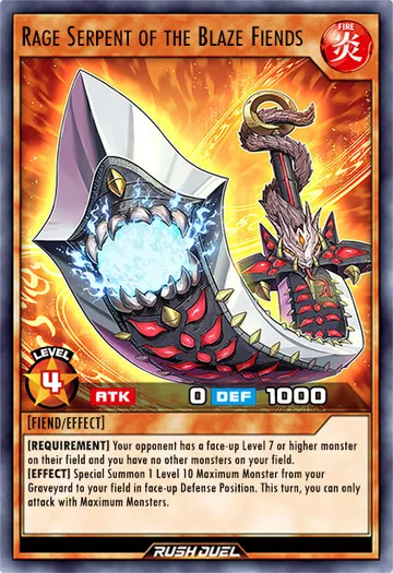 Rage Serpent of the Blaze Fiends