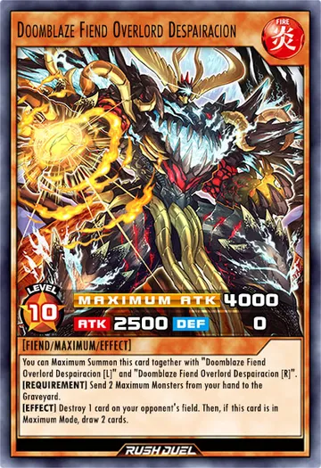 Doomblaze Fiend Overlord Despairacion