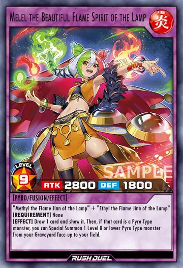 Melel the Beautiful Flame Spirit of the Lamp