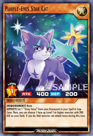 Purple-Eyes Star Cat