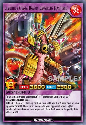 Demolition Charge Dragon Dangerous Blasthamut