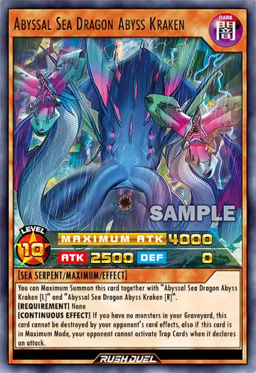 Abyssal Sea Dragon Abyss Kraken