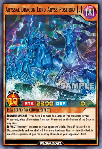 Abyssal Dragon Lord Abyss Poseidra (L)