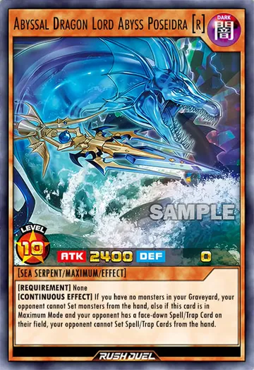 Abyssal Dragon Lord Abyss Poseidra (R)