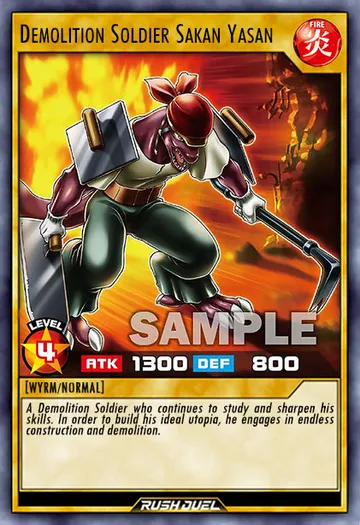 Demolition Soldier Sakan Yasan
