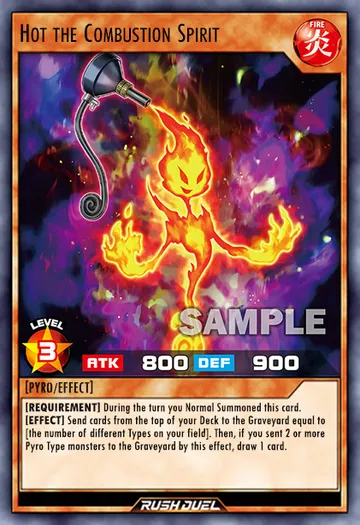 Hot the Combustion Spirit
