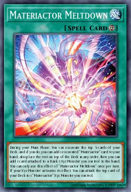 Materiactor Meltdown