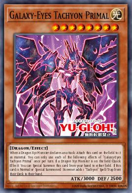 Galaxy-Eyes Tachyon Primal