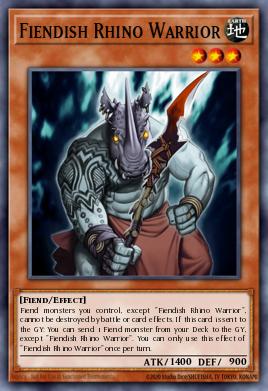 Fiendish Rhino Warrior