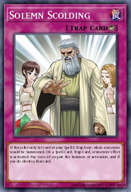 Solemn Scolding